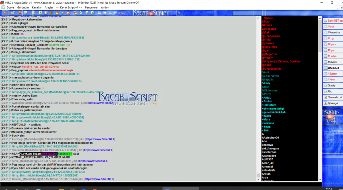 Keyifli bir irc sohbet yapmaya ne dersin.